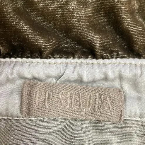 CP Shades Teton Tunic Size XS Brown Velvet Lagenlook Flowy Boho Top Made in USA