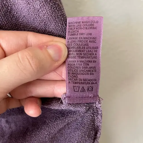 James Perse Vintage 100% Cotton Terry Purple Hoodie Women's Size S