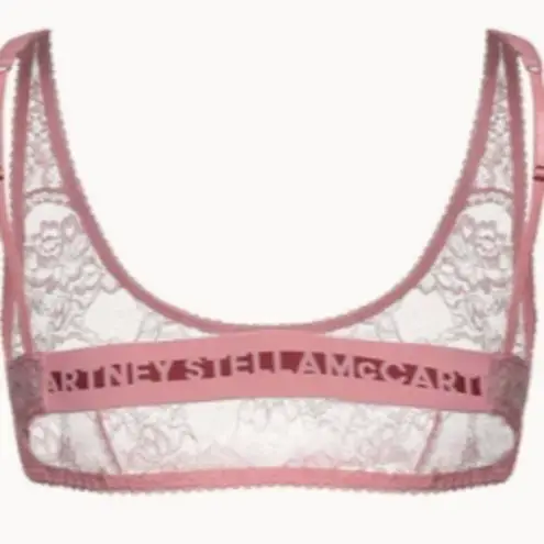 Stella McCartney lace bra light pink L