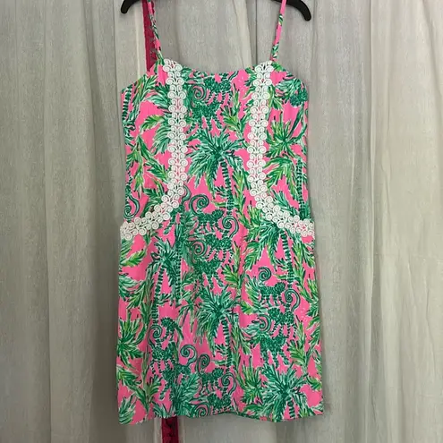 Lilly Pulitzer NWT  Shelli Stretch Dress Hangin Around Prosecco Pink