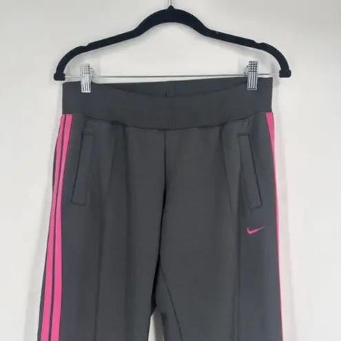 Nike  The Athletic Dept Women's Side Stripe Ankle Zip Track Pants Black‎ Medium