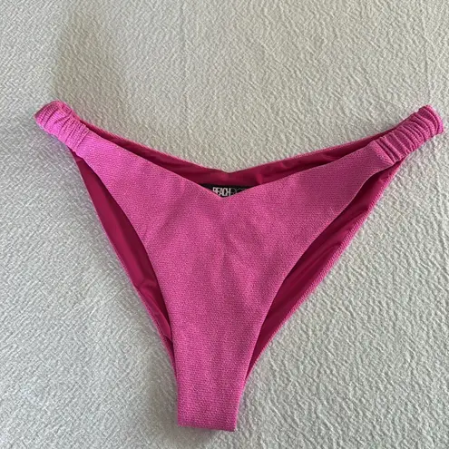 Beach Riot Phoebe High Cut Bikini Bottom, Pink, Size X-Small, $88