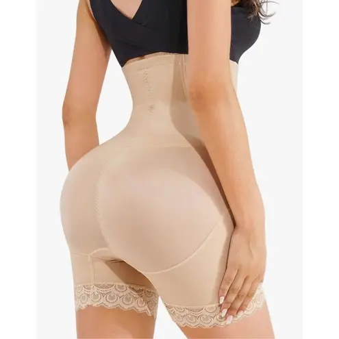 NEW Nebility Tummy Control Lace Butt Lifter Shapewear S Tan