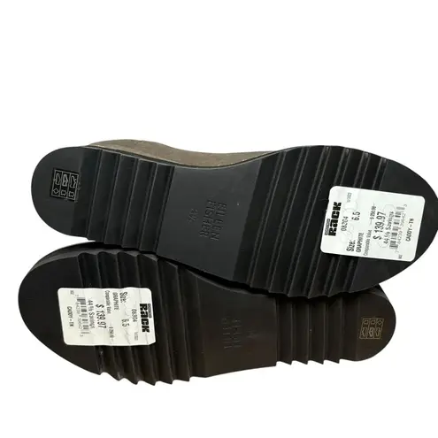 Eileen Fisher NEW $250 Sz 6.5 Women  Caddy Nubuck Leather Chelsea‎ Wedge Boots - Image 8