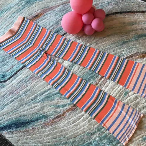 L'Agence Wide Leg Colorblock Wide Leg Pants Knit