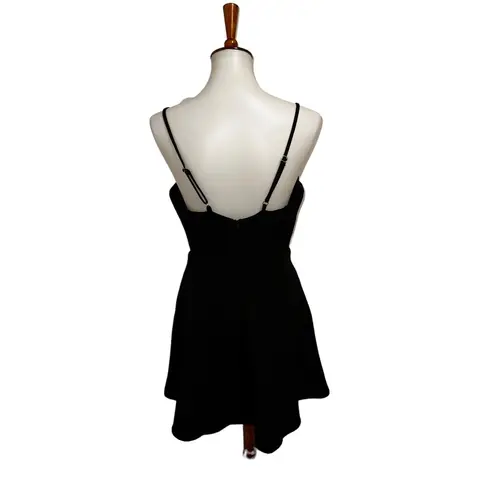 Lulus Lulu’s Mini Dress Bow Front Black Size Large