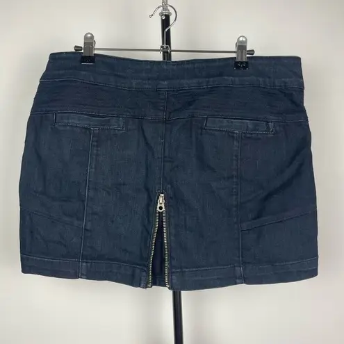 Juicy Couture  Dark Blue Denim Mini Jean Skirt