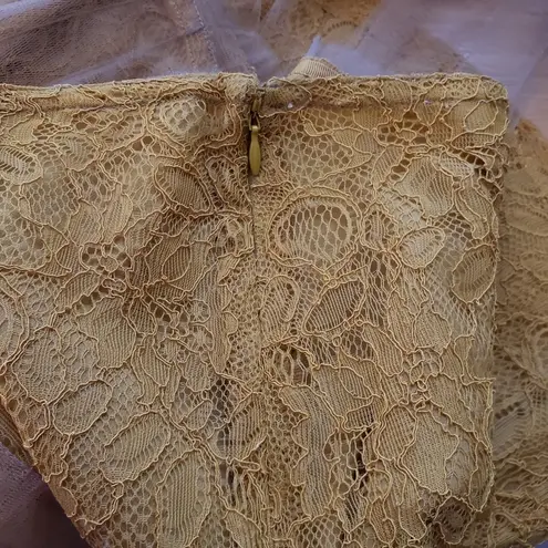 Rodarte For Target Lace Tulle Skirt Yellow Size undefined