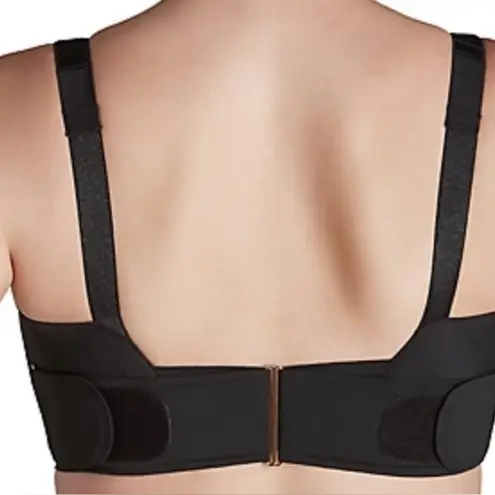 Her Room Ploomage Robin Multi Part Bra Black Sz 42DDD Underwire Cups Front Close