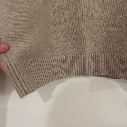 CO Essentials Crewneck Cashmere Sweater Tan Size XL