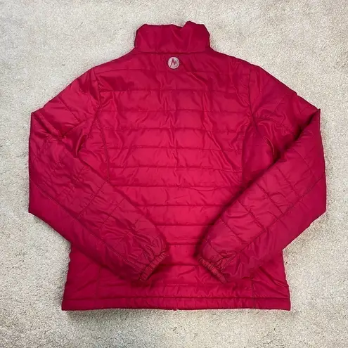 Marmot Full Zip Pink Puffer Jacket Size S