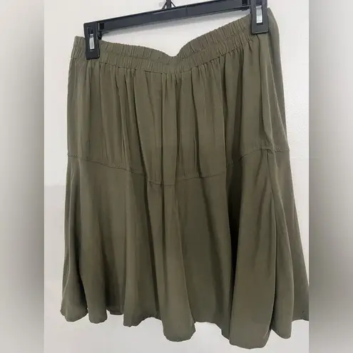 C. EST 1946 Olive Green Elastic Waist skirt size medium