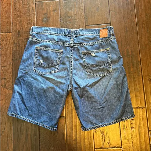 Dear John Bermuda Distressed Denim Jean Shorts Size 29