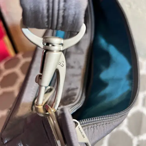 Travelon Gray Crossbody Bag with Multiple Zippered Compartments