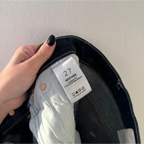 MOTHER Denim Dodger Flood Jeans in Digital Underground 27 Blue