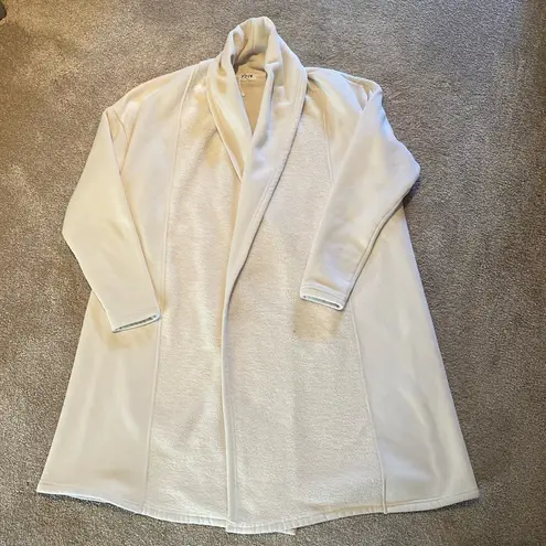 Priv Coco Coatigan Cozycore Open Front Cardigan Ecru Cream Sz Medium