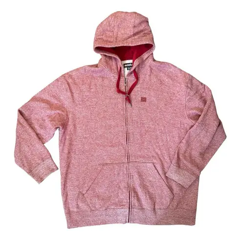 ECKO UNLTD (Unlimited) heathered red zipper hoodie, plus size 3X Large