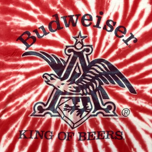 The Great American Budweiser King of Beer Tie-Dye Tee XL