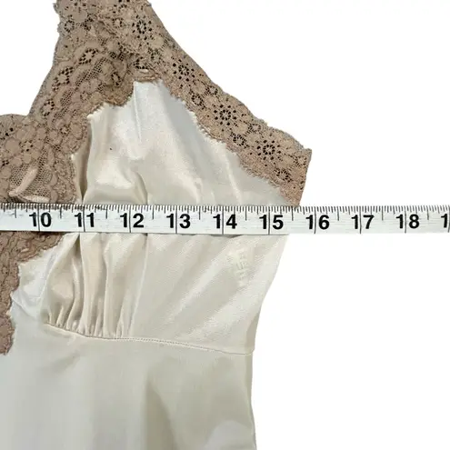 Vanity Fair Vintage Slip Dress Womens S Ivory Lace Trim Coquette Fairy Feminine