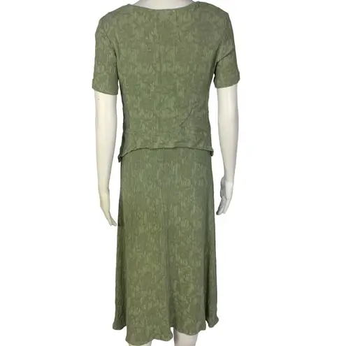 Casual Corner Annex Womens Green Dress Set 10P Waist 34