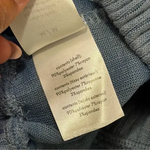 We Wore What NWT Blue Halter Tie Neckline Wide Ribbed Crop Top Bandeau Style