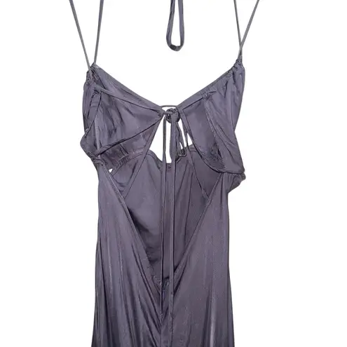 Bec & Bridge Kai Strappy Cutout Maxi Dress In Ash Lilac Purple