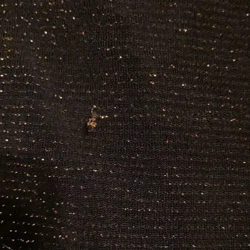 Eye Candy size small versatile gold and black sleeveless stretchy top EUC