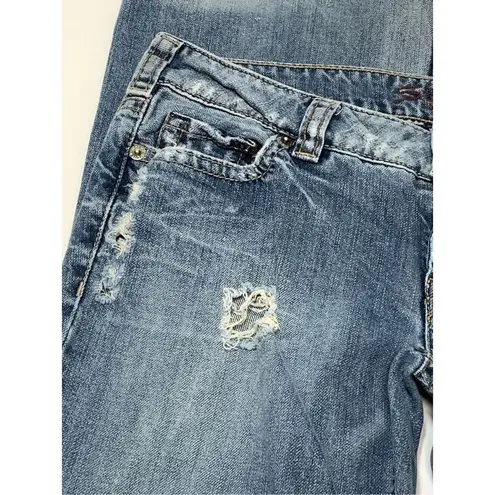 Silver blaze, distressed, jeans, size 30/33  Blue