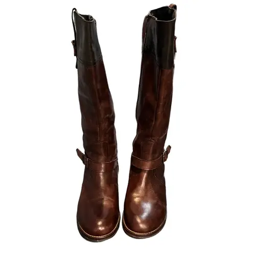 Wolverine  Brown & Black Leather Tall Riding Boots