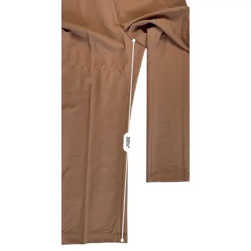 Ruby Rd. Brown Straight Leg Modern Stretch Belted Trousers Pants 18 NWT Normcore Brown