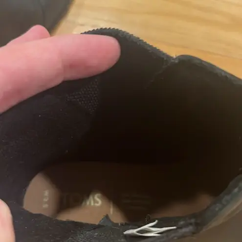 Toms Tom’s women’s esme black ankle boots size 9.5