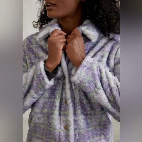 Hutch NWT Anthropologie Donna Plaid Jacket Size Small