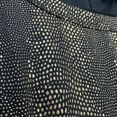 NIKIBIKI bodycon black/golden short dress size Small long sleeves NWOT