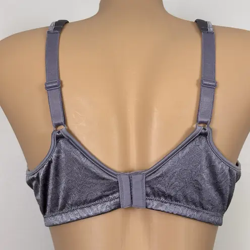 Bali Passion for Comfort Natural Uplift Wire Free Bra Size 38C 3228 Dusty Purple