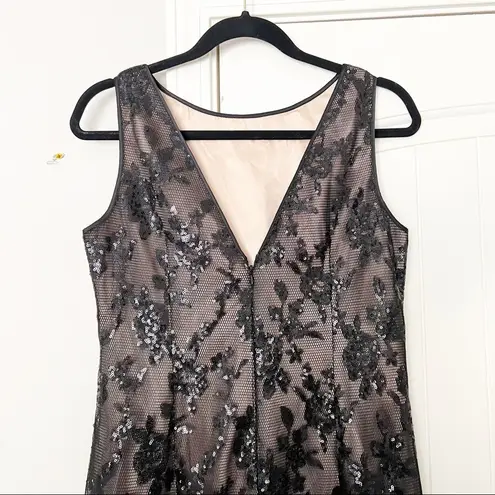 Eliza J Sequin Lace Trumpet Gown