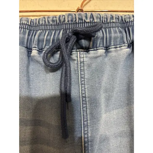 Papaya  Denim Size S Light Blue Elasticated‎ Waist Womens Jeans