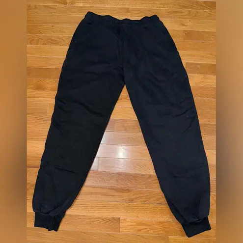 Solitaire Women's Black Beige Embroidered Sweatpants Jogger