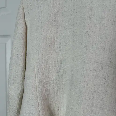 Ellen Tracy • Blazer • Tweed Jacket • Off White • 16 • Office Business Attire