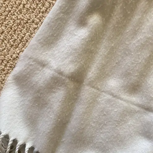 Light Blue Ultra Soft Scarf with Tassels Winter Ultra Warm Long Thick Women’s