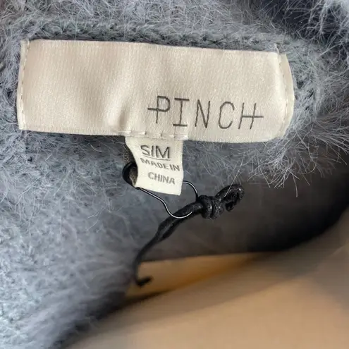 PINCH Fuzzy Knit Open Front Cardigan Sweater – Women's Small/Medium Blue