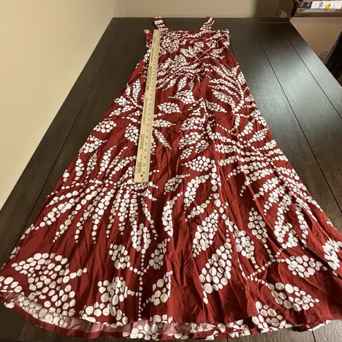 Vince Camuto  Women’s Size M Rust Square-Neck Smocked-Back Maxi Dress NWT $69