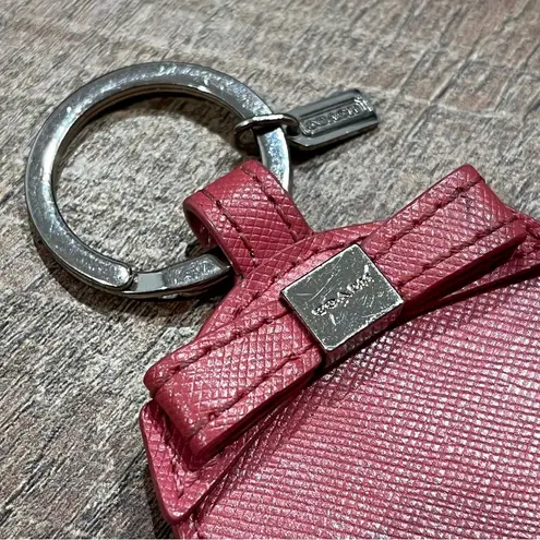 Coach  Bow Mirror Keychain