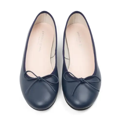 Patricia Green skim navy blue ballerina flats Size 9