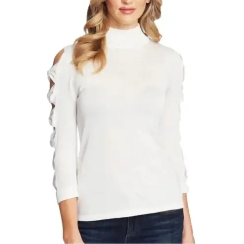 CeCe  Bowtie Cutout Sleeve Sweater NWT XS