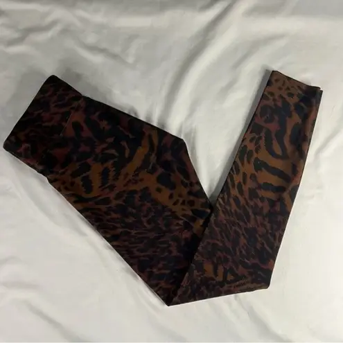 Koral Size S Brown Cheetara Drive High Rise Cheetara Legging Gym Active Cheetah