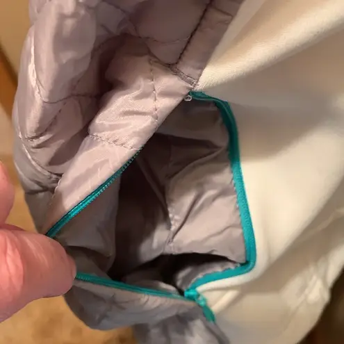 Avalanche NWT  Outcross Hybrid Hoody silver grey/white/bright teal XL