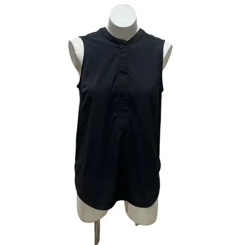 Hilary Radley Women's Sleeveless Blouse Black Size M Casual Spring