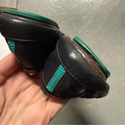 Tieks Classic MATTE BLACK Leather Round Toe Ballet flats size 6 GUC