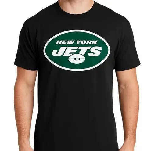 '47 Brand New York Jets Tshirt XL Black Green Graphic Crew Neck Short Sleeve