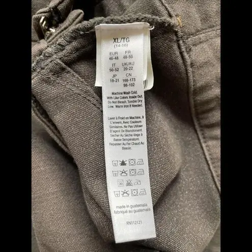 Spanx  Pants Womens Brown Size XL Shimmer  SOLACE Side Zip‎ High Waist Jean Pants